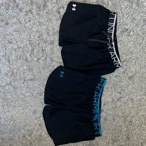 Youth large under armour athletic shorts bundle 2 pair sports shorts
